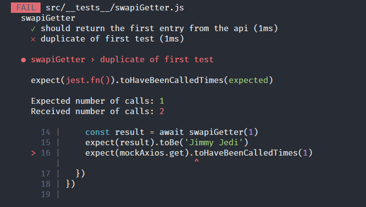 Mock multiple tests without clearing
